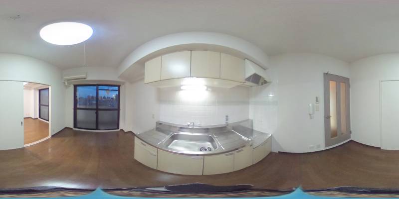 パノラマ画像キッチン