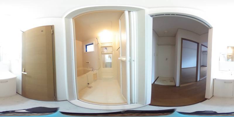 パノラマ画像洗面所