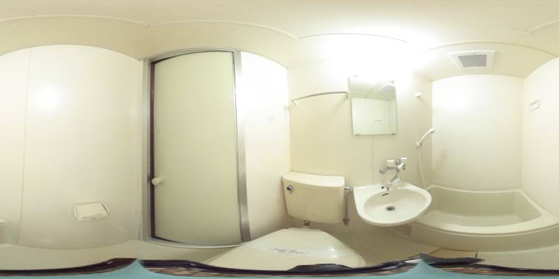 パノラマ画像バスルーム