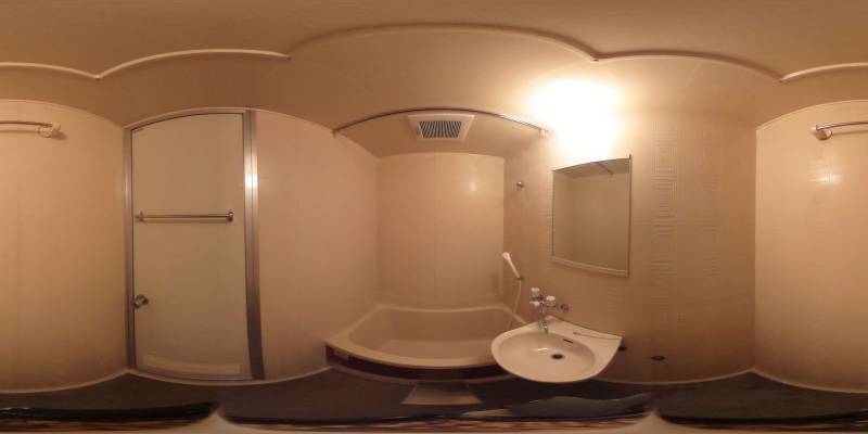 パノラマ画像バスルーム