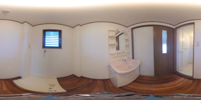 パノラマ画像洗面所