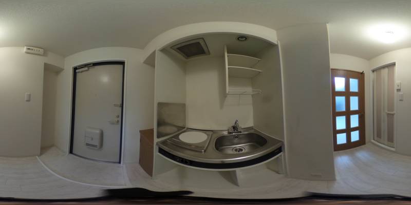 パノラマ画像キッチン