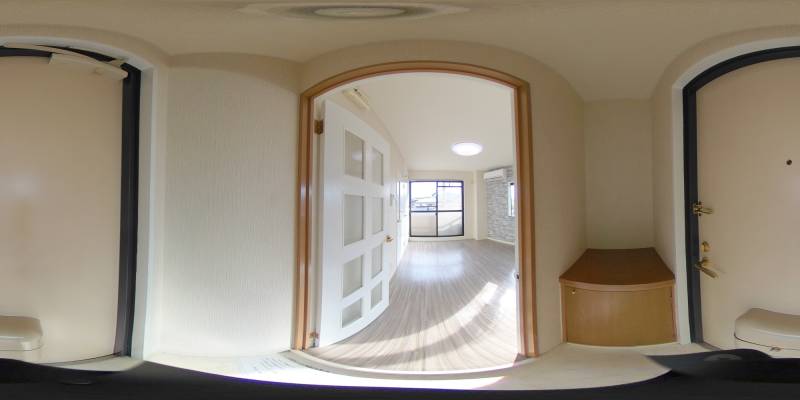 パノラマ画像玄関
