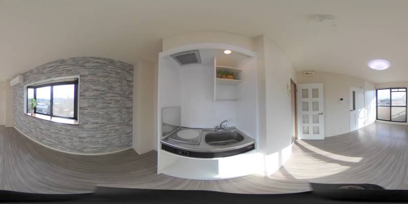 パノラマ画像キッチン