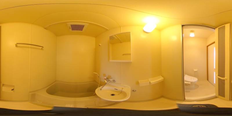 パノラマ画像バスルーム