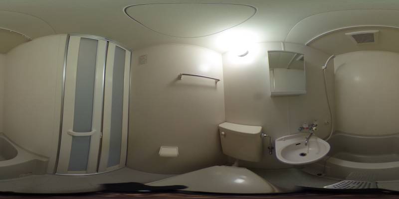 パノラマ画像バスルーム