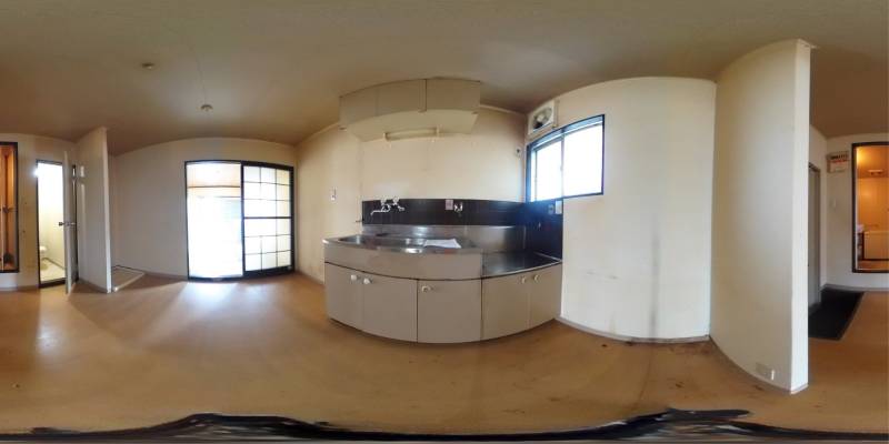 パノラマ画像キッチン