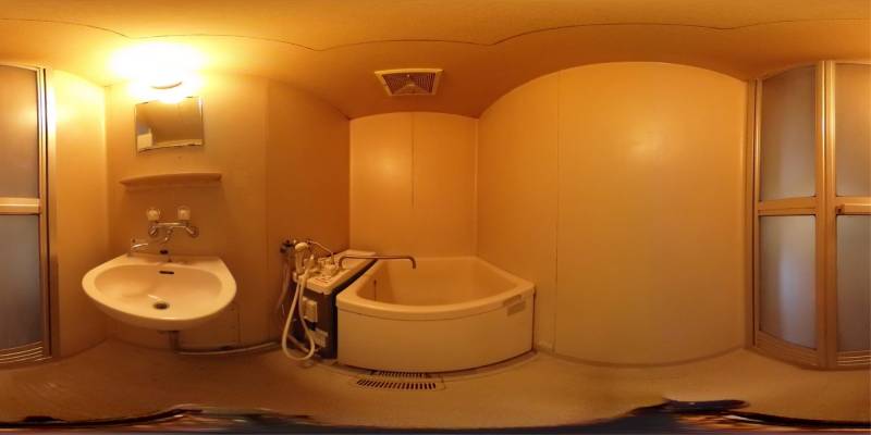 パノラマ画像バスルーム