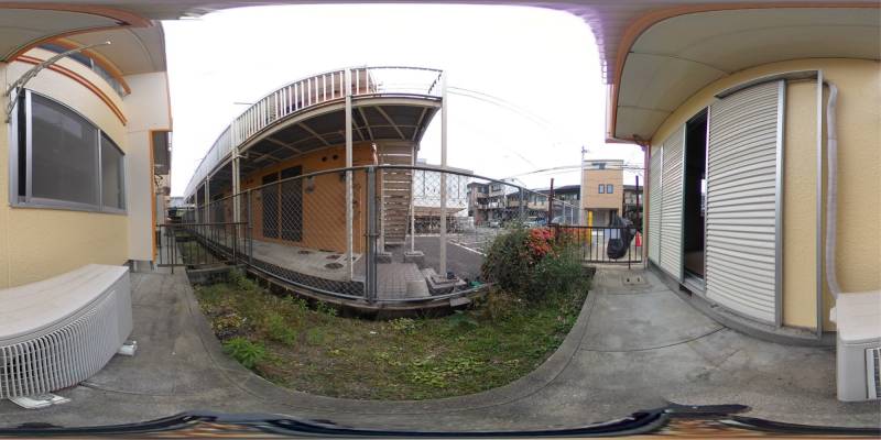 パノラマ画像バルコニー