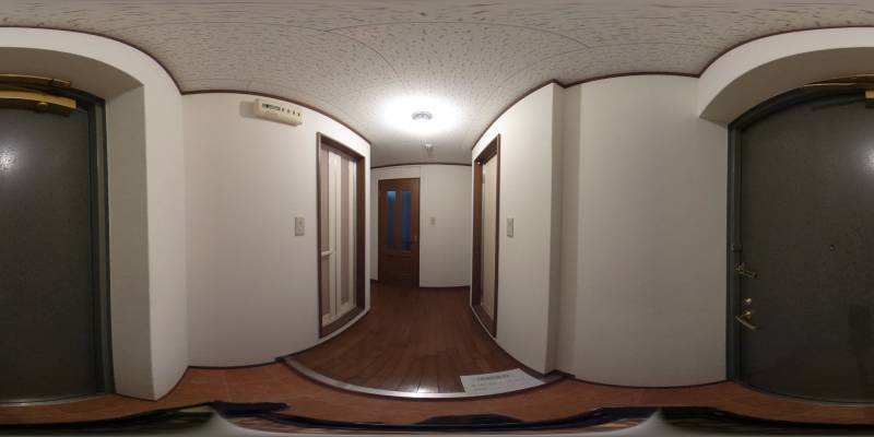 パノラマ画像玄関