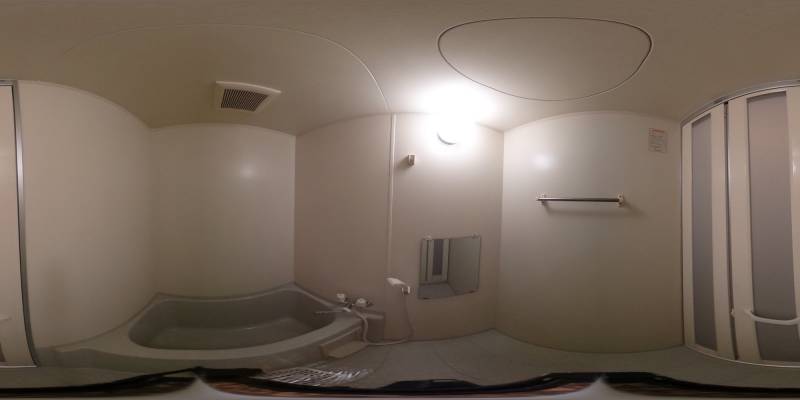 パノラマ画像バスルーム