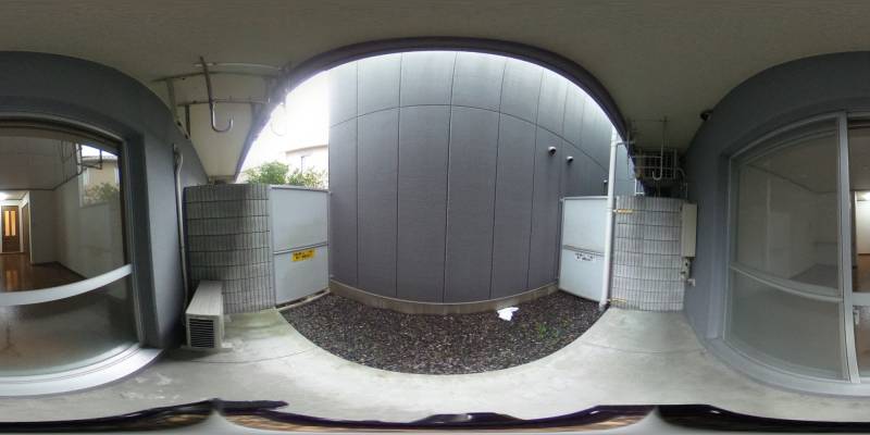 パノラマ画像バルコニー