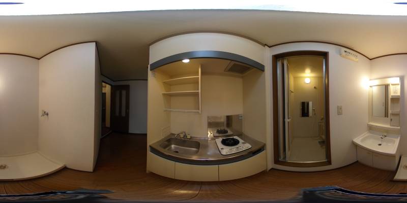 パノラマ画像キッチン