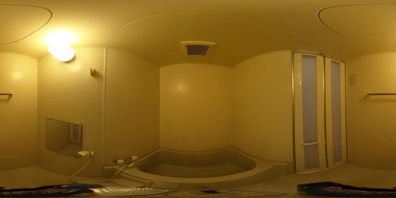 パノラマ画像バスルーム