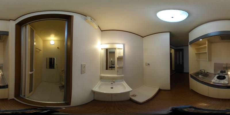 パノラマ画像洗面所