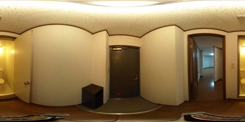 パノラマ画像玄関