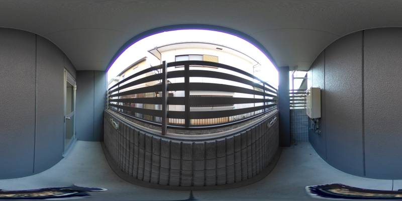 パノラマ画像バルコニー