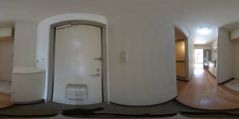 パノラマ画像玄関