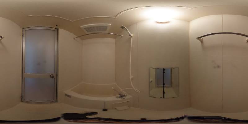 パノラマ画像バスルーム