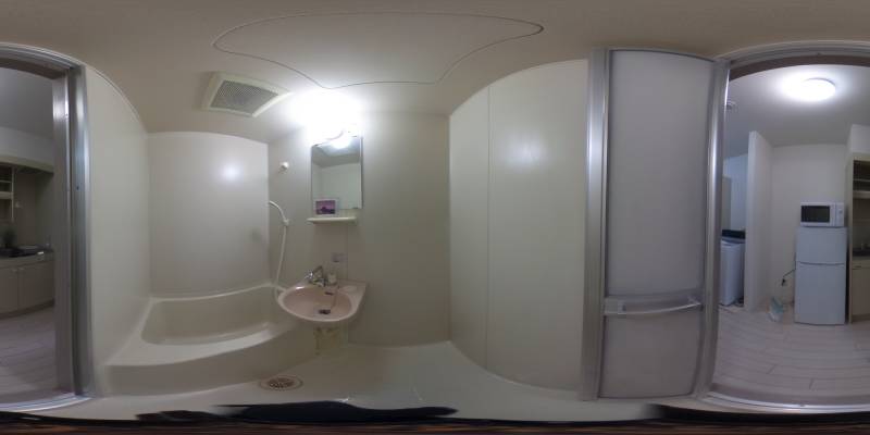 パノラマ画像バスルーム