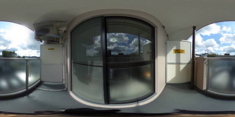 パノラマ画像バルコニー