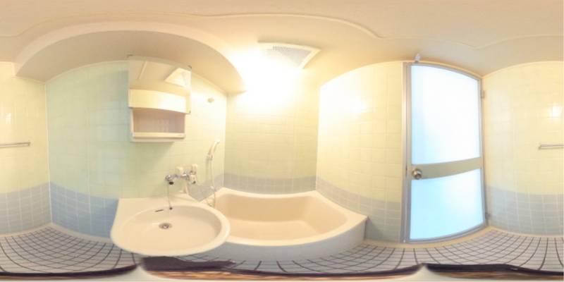 パノラマ画像バスルーム