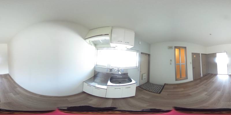 パノラマ画像キッチン