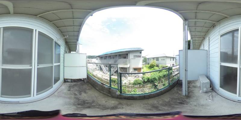 パノラマ画像バルコニー