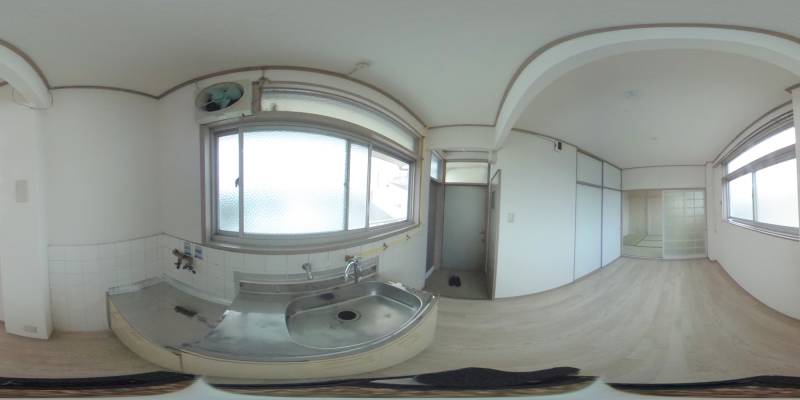 パノラマ画像キッチン