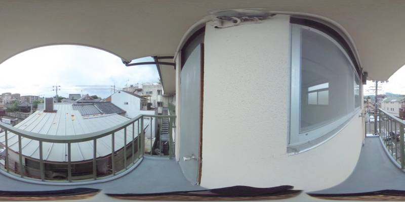 パノラマ画像バルコニー