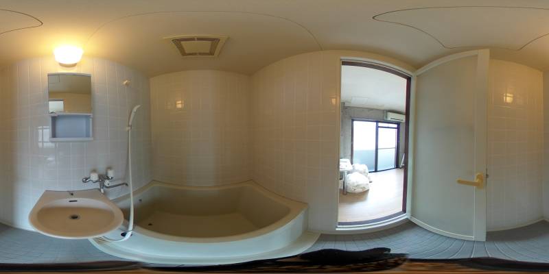 パノラマ画像バスルーム