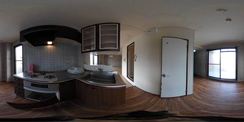パノラマ画像キッチン