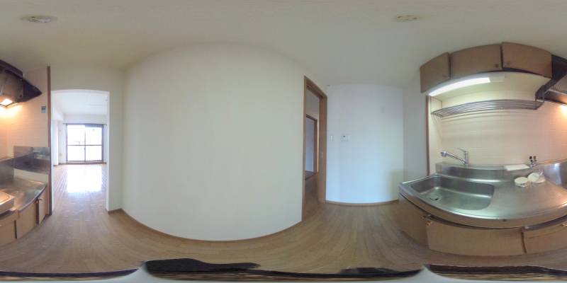 パノラマ画像キッチン