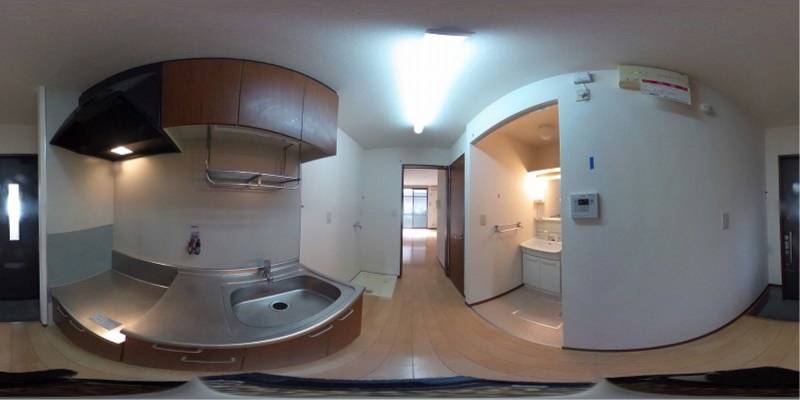 パノラマ画像キッチン