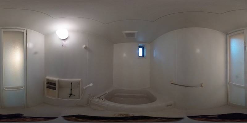 パノラマ画像バスルーム