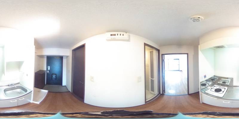 パノラマ画像キッチン