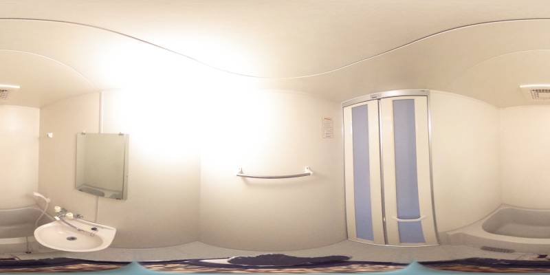 パノラマ画像バスルーム