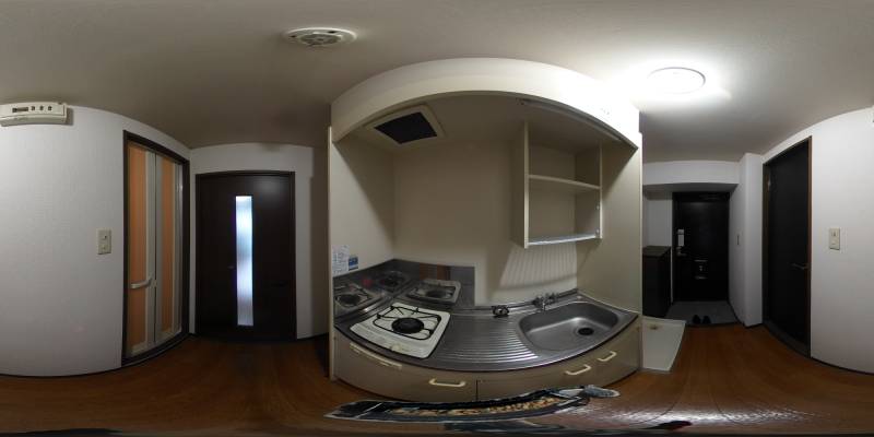 パノラマ画像キッチン