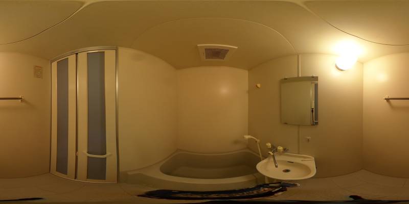 パノラマ画像バスルーム