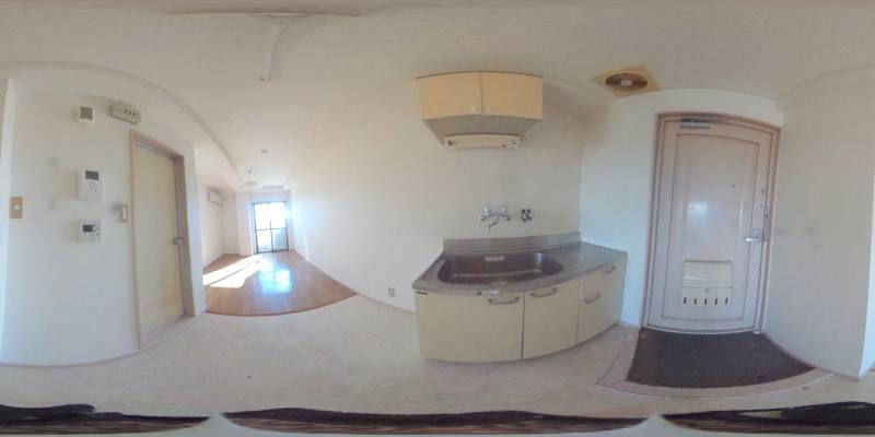 パノラマ画像キッチン