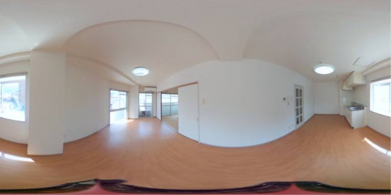 パノラマ画像リビング