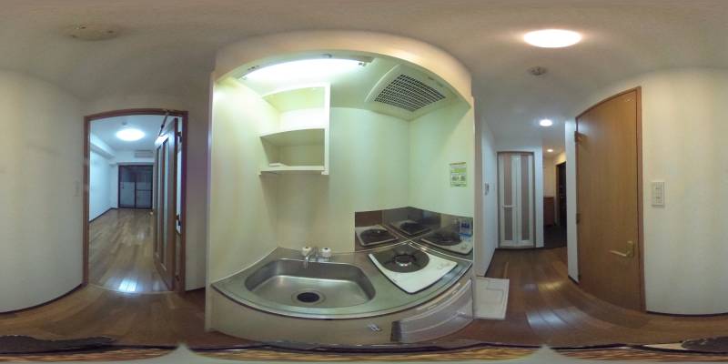 パノラマ画像キッチン