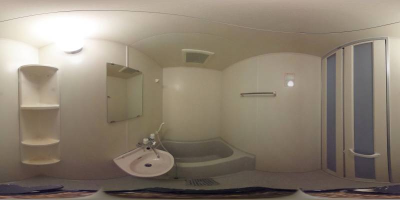 パノラマ画像バスルーム