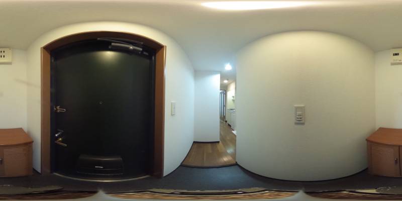 パノラマ画像玄関