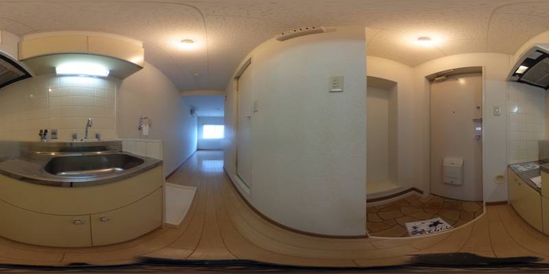 パノラマ画像キッチン