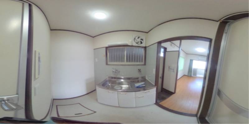 パノラマ画像キッチン