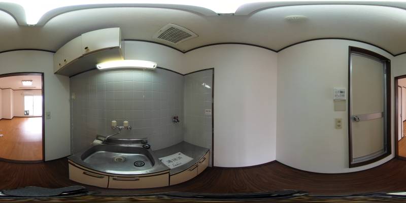 パノラマ画像キッチン