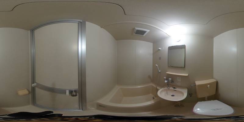 パノラマ画像バスルーム