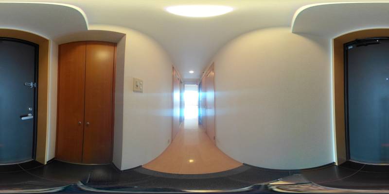 パノラマ画像玄関