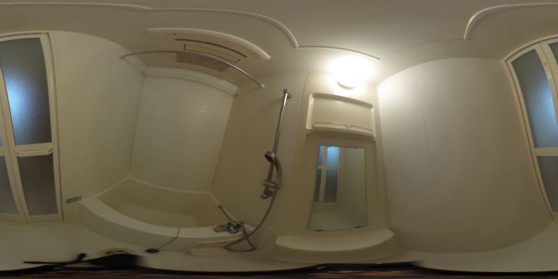 パノラマ画像バスルーム